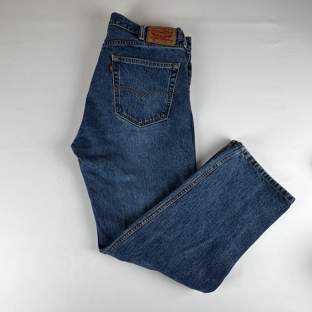 Levis 550 Blue Jeans Mens 38 x30 Classic Cowboy